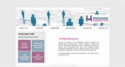 Desktop Screenshot of professionalmarketing.me