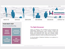 Tablet Screenshot of professionalmarketing.me